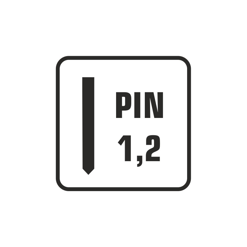 PIN Ø 1,2 SIN CABEZA