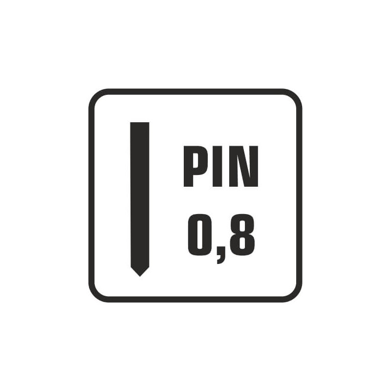 PIN Ø 0,8 SIN CABEZA